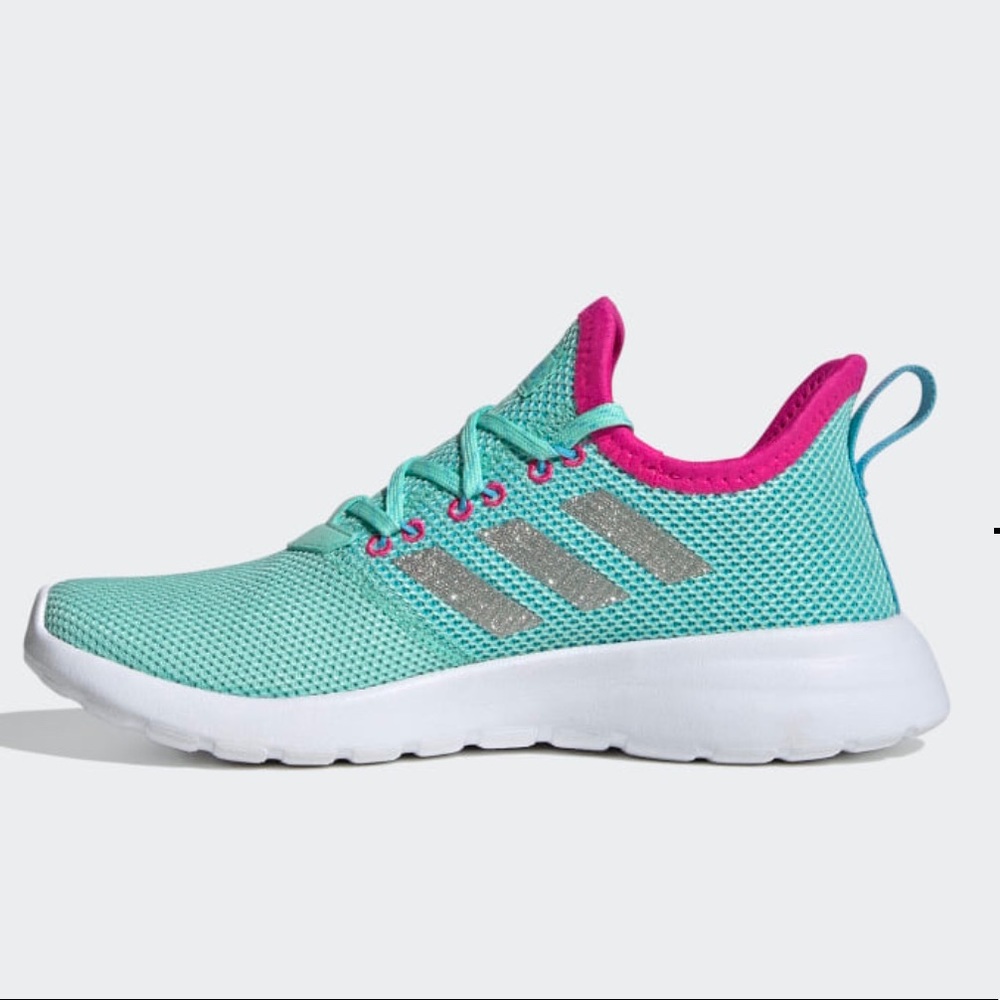 ADIDAS LITE RACER RBN BIG KIDS SHOES 💕💚 - Picture 9 of 13